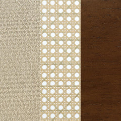 Rayo - Rattan Cane Back Accent Chair With Padded Seat