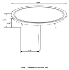 Zoe - Round Mango Wood Coffee Table - Natural