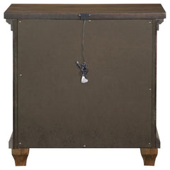 Bennington - 2-Drawer Nightstand - Acacia Brown