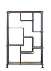 Brantley - Bookshelf - Antique Oak & Sandy Gray