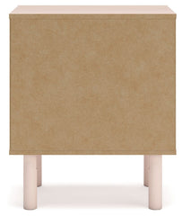 Wistenpine - Blush - One Drawer Night Stand