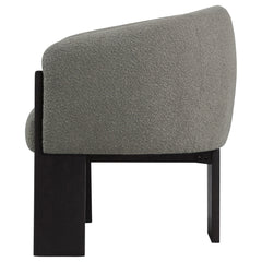 Valdez - Boucle Upholstered Barrel Back Accent Chair