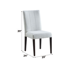 Carena - Side Chair (Set of 2) - White & Brown Finish