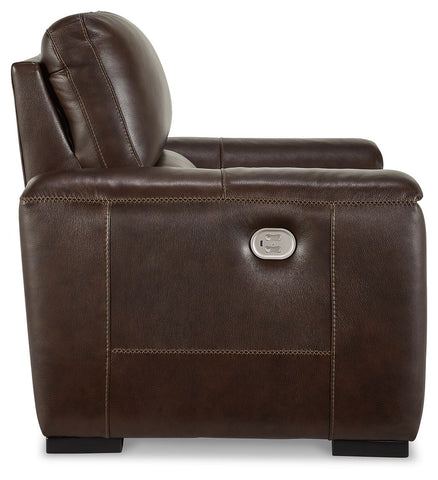 Alessandro - PWR Recliner/Adj Headrest - Walnut