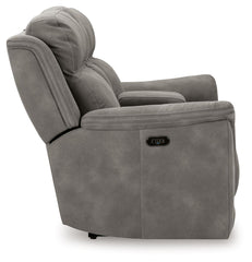 Next-Gen Durapella - Reclining Power Loveseat With Console