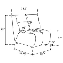 Charlotte - Upholstered Modular Sectional Sofa