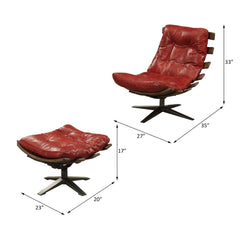 Gandy - 2Pc Pk Chair & Ottoman