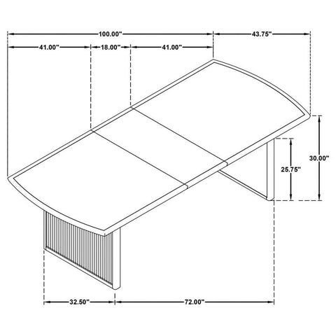 Brookmead - Extension Leaf Dining Table - Black