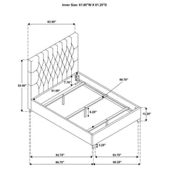 Chloe - Tufted Upholstered Bed