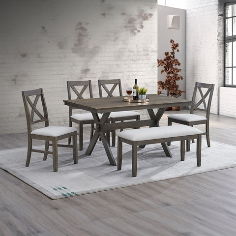 Marit - Dining Table - Gray Finish