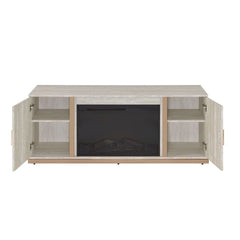 Vanna - Console Cabinet With Fireplace - White