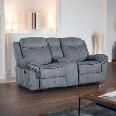 Zubaida - Loveseat w/USB Dock & Console (Glider & Motion)