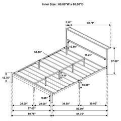 Ricky - Metal Panel Bed