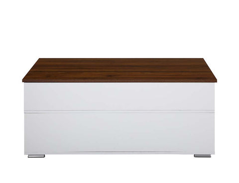 Readen - Coffee Table - White & Walnut Finish