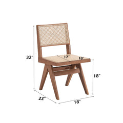 Velentina - Side Chair (Set of 2) - Rattan & Natural