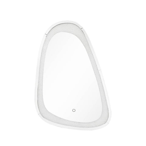 Noralie - 46" Accent Mirror With LED - Mirrored & Faux Diamonds