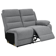 David - Upholstered Reclining Sectional Sofa - Smoke