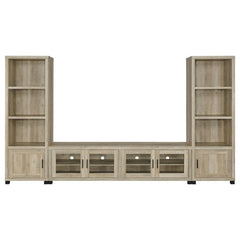 Sachin - 3-Shelf Engineered Wood Media Tower