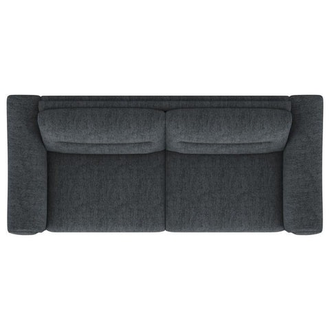Nolan - Upholstered Sloped Track Arm Sofa - Charcoal