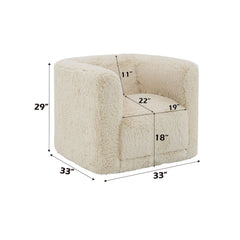 Upendo - Chair With Swivel - Beige