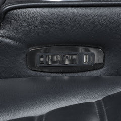 Ephron - Power Motion Recliner With Power Headrest & LED - Black