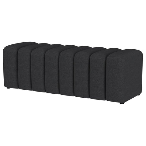 Summer - Upholstered Channel Tufted Accent Bench