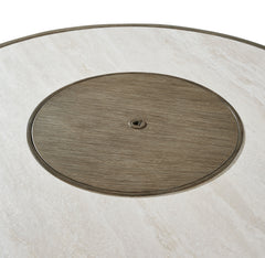 Rainier Ranch - Beige - Round Fire Pit Table