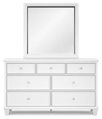 Fortman - White - Dresser And Mirror