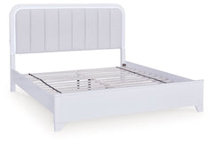Jarlee - Upholstered Panel Bed
