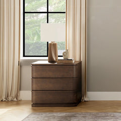 Zoey - Nightstand - Brown Oak