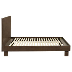 Glenwood - Queen Platform Panel Bed - Warm Brown