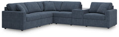 Modmax - Ink - 6-Piece Sectional With Storage Console - Fabric