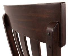 Haddigan - Dining UPH Side Chair (Set of 2) - Dark Brown