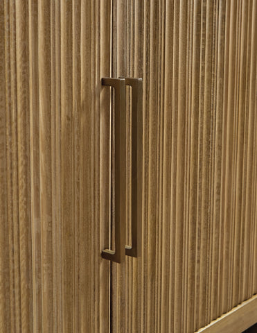 Niam - Accent Cabinet - Light Antique Beige