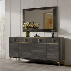 Venezia - Accent Mirror - Gray