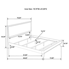 Janelle - Wood Panel Bed