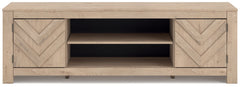 Cayboni - LG TV Stand With Fireplace Option
