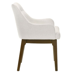 Kasha - Side Chair (Set of 2) - Chenille / Vintage Oak