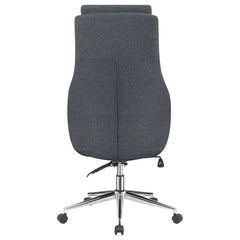 Cruz - Upholstered Adjustable Home Office Desk Chair - Gray