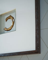 Dallbourne - Wall Art Set (Set of 4) - White / Gold Finish