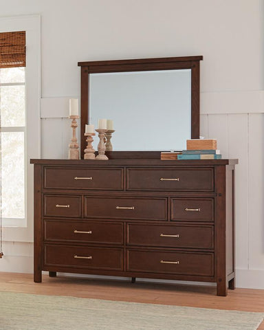 Barstow - 9-Drawer Dresser - Pinot Noir