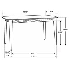 Partridge - Counter Height Dining Table - Sheesham