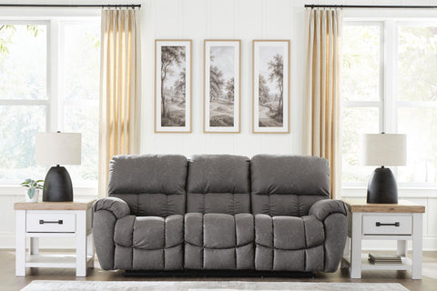 Bakerstein - Power Recline Sofa With Adjustable Headrest - Galaxy