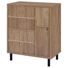 Teller - 2-Door Shoe Storage Cabinet - Natural Oak