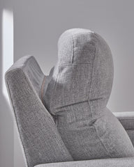 Pineland - Glider Power Recliner With Audio System - Pewter