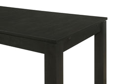 Jakob - Rectangular Extension Leaf Dining Table - Black