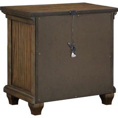 Bennington - 2-Drawer Nightstand - Acacia Brown