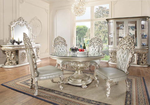 Sandoval - Round Dining Table - Champagne
