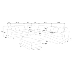 Emberson - Upholstered Modular Sectional Sofa