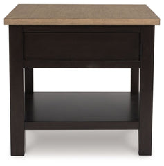 Drazmine - Brown - Rectangular End Table